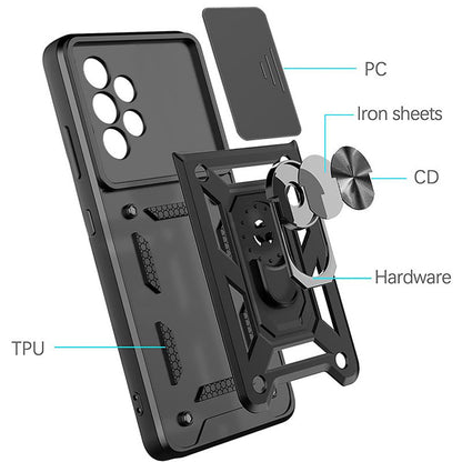 Custodia per Samsung Galaxy A33 5G A336, Techsuit, CamShield, Nera