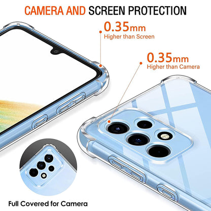 Hülle für Samsung Galaxy A33 5G A336, Techsuit, stoßfest klar, transparent