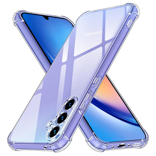 Hülle für Samsung Galaxy A34 A346, Techsuit, stoßfest klar, transparent
