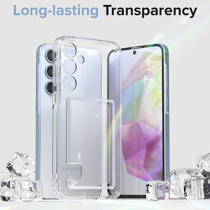 Hülle für Samsung Galaxy A35 5G A356, Ringke, Fusion Card, Transparent