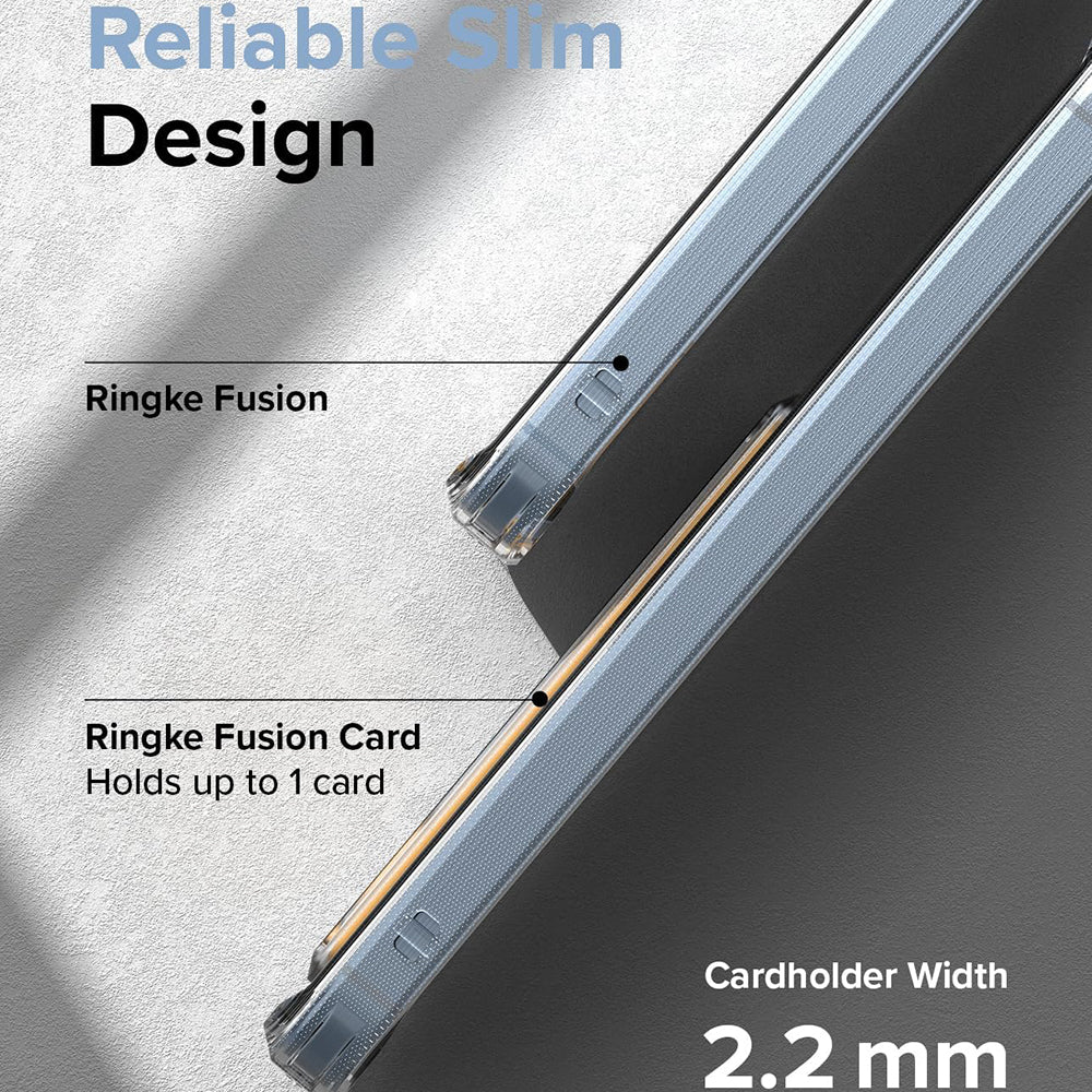Hülle für Samsung Galaxy A35 5G A356, Ringke, Fusion Card, Transparent