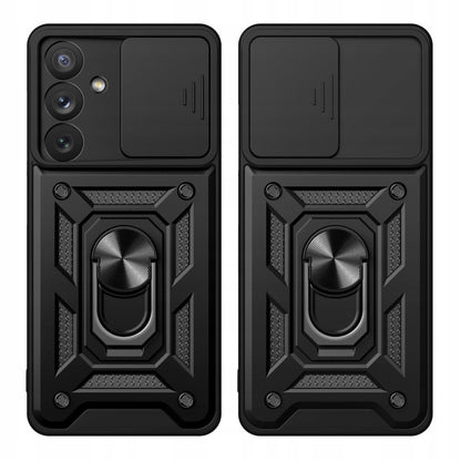Custodia per Samsung Galaxy A35 5G A356, Techsuit, CamShield, Nera