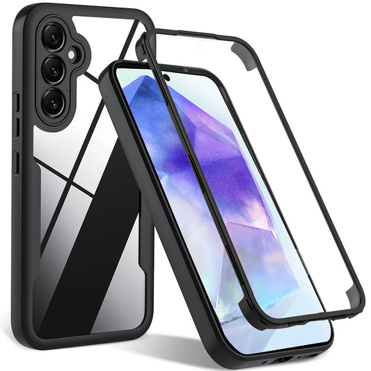 Hülle für Samsung Galaxy A35 5G A356, Techsuit, ColorVerse 360, Schwarz