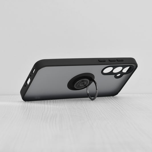 Hülle für Samsung Galaxy A35 5G A356, Techsuit, Glinth, Schwarz