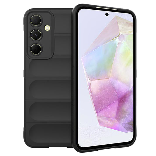 Hülle für Samsung Galaxy A35 5G A356, Techsuit, Magic Shield, Schwarz