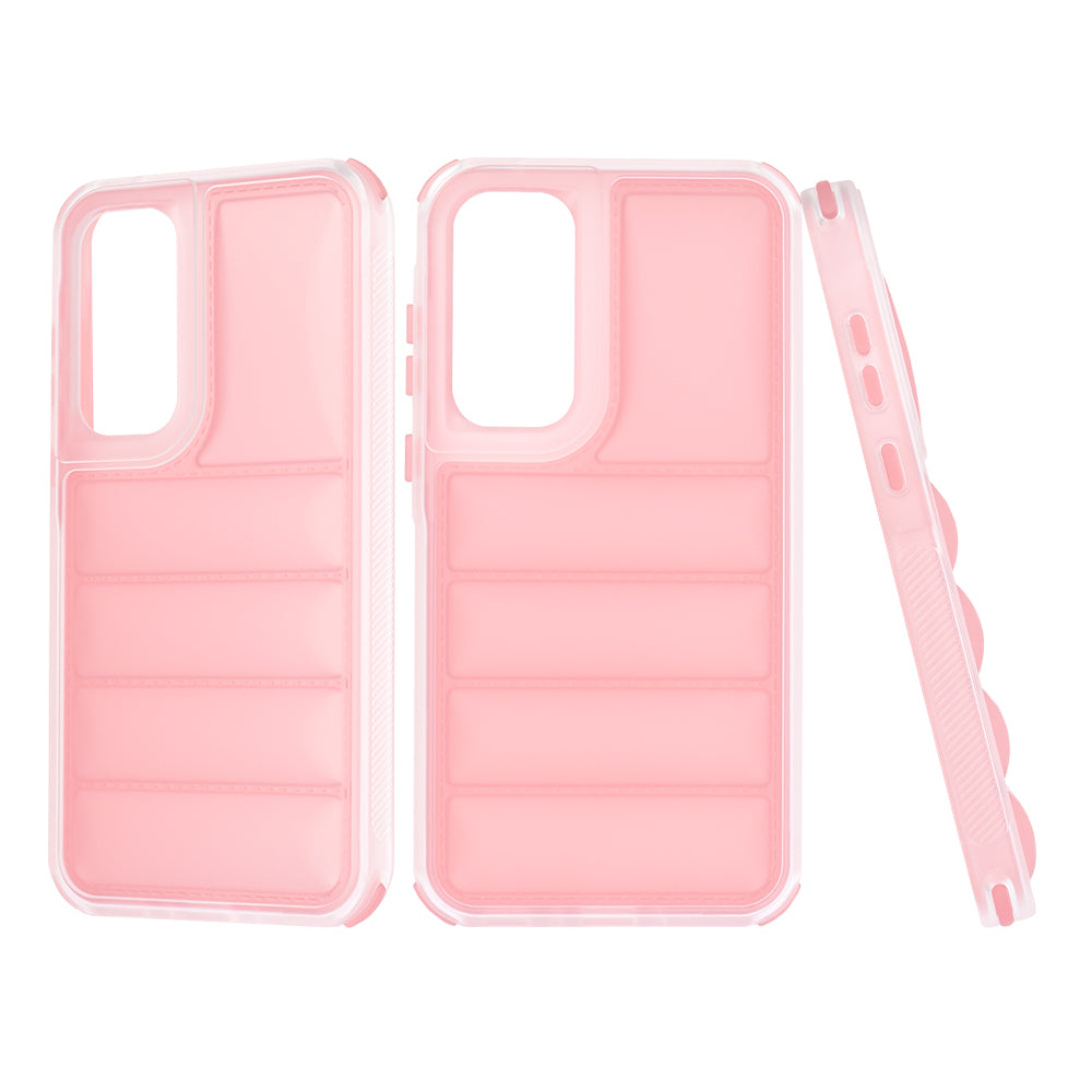Coque pour Samsung Galaxy A35 5G A356, Techsuit, Wave Shield, Rose