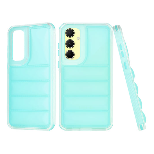 Hülle für Samsung Galaxy A35 5G A356, Techsuit, Wave Shield, Türkis