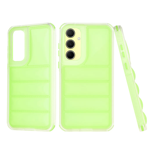 Hülle für Samsung Galaxy A35 5G A356, Techsuit, Wave Shield, Grün