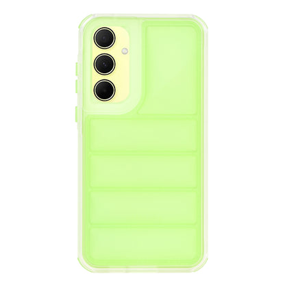 Custodia per Samsung Galaxy A35 5G A356, Techsuit, Wave Shield, Verde