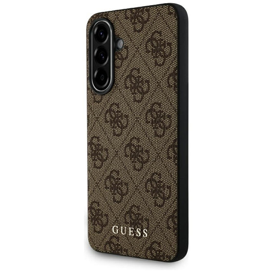 Étui pour Samsung Galaxy A36 A366, Guess, 4G Classic, Marron