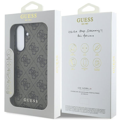 Custodia per Samsung Galaxy A36 A366, Guess, 4G Classic, Marrone
