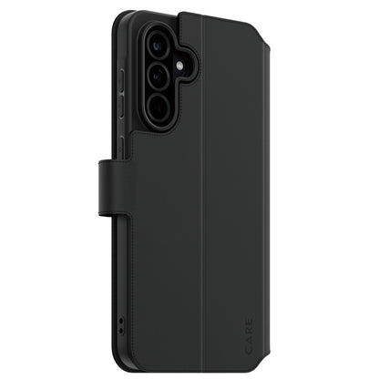 Étui pour Samsung Galaxy A36 A366, PanzerGlass, avec fonction support et portefeuille, Noir