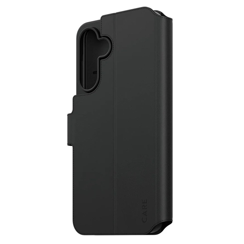 Étui pour Samsung Galaxy A36 A366, PanzerGlass, avec fonction support et portefeuille, Noir