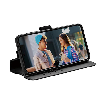 Étui pour Samsung Galaxy A36 A366, PanzerGlass, avec fonction support et portefeuille, Noir