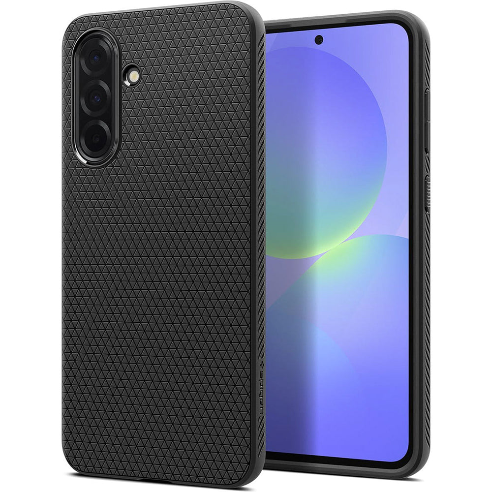 Étui pour Samsung Galaxy A36 A366, Spigen, Liquid Air, Noir Mat ACS09199