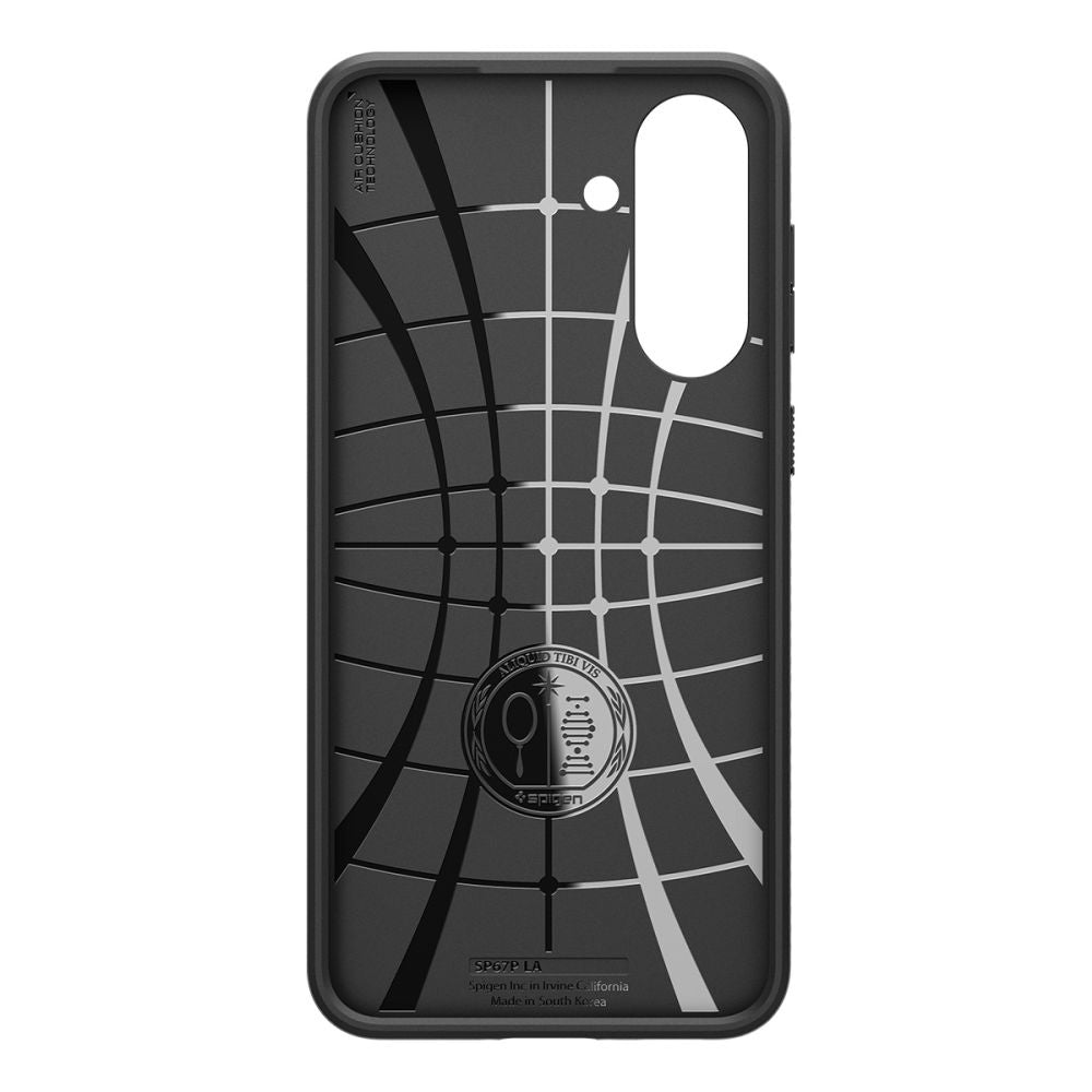 Étui pour Samsung Galaxy A36 A366, Spigen, Liquid Air, Noir Mat ACS09199