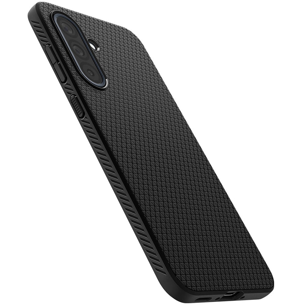 Étui pour Samsung Galaxy A36 A366, Spigen, Liquid Air, Noir Mat ACS09199