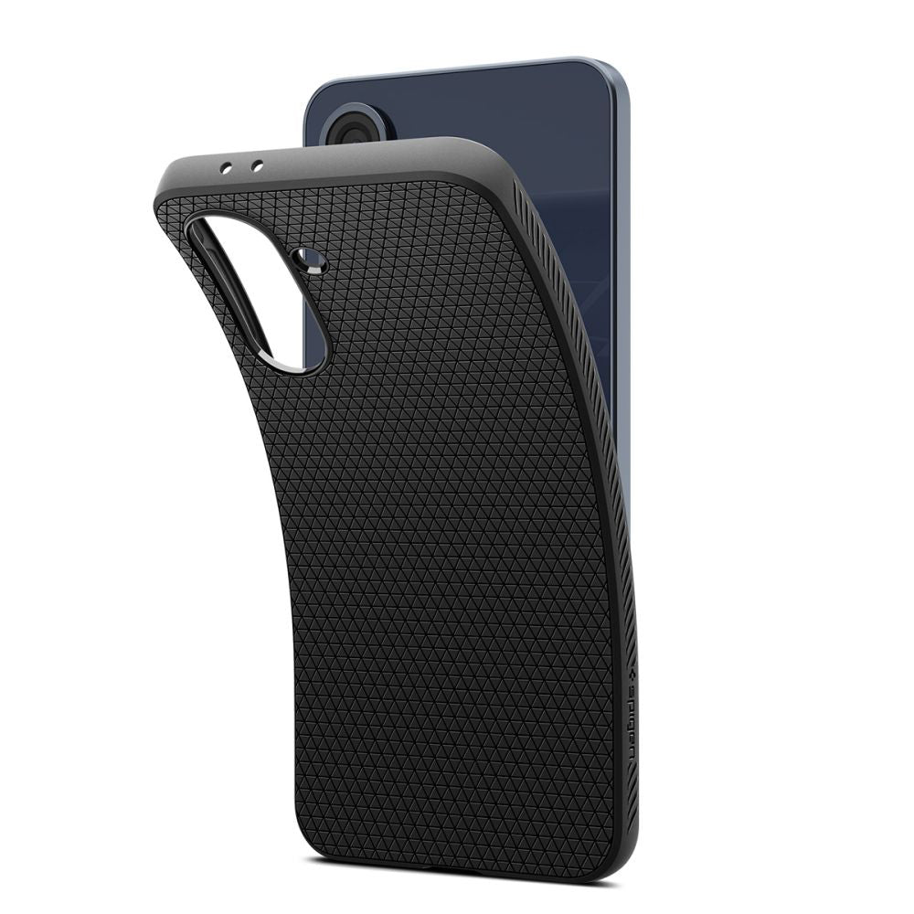 Étui pour Samsung Galaxy A36 A366, Spigen, Liquid Air, Noir Mat ACS09199