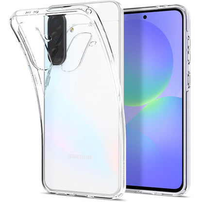 Custodia per Samsung Galaxy A36 A366, Spigen, Liquid Crystal, Trasparente ACS09167