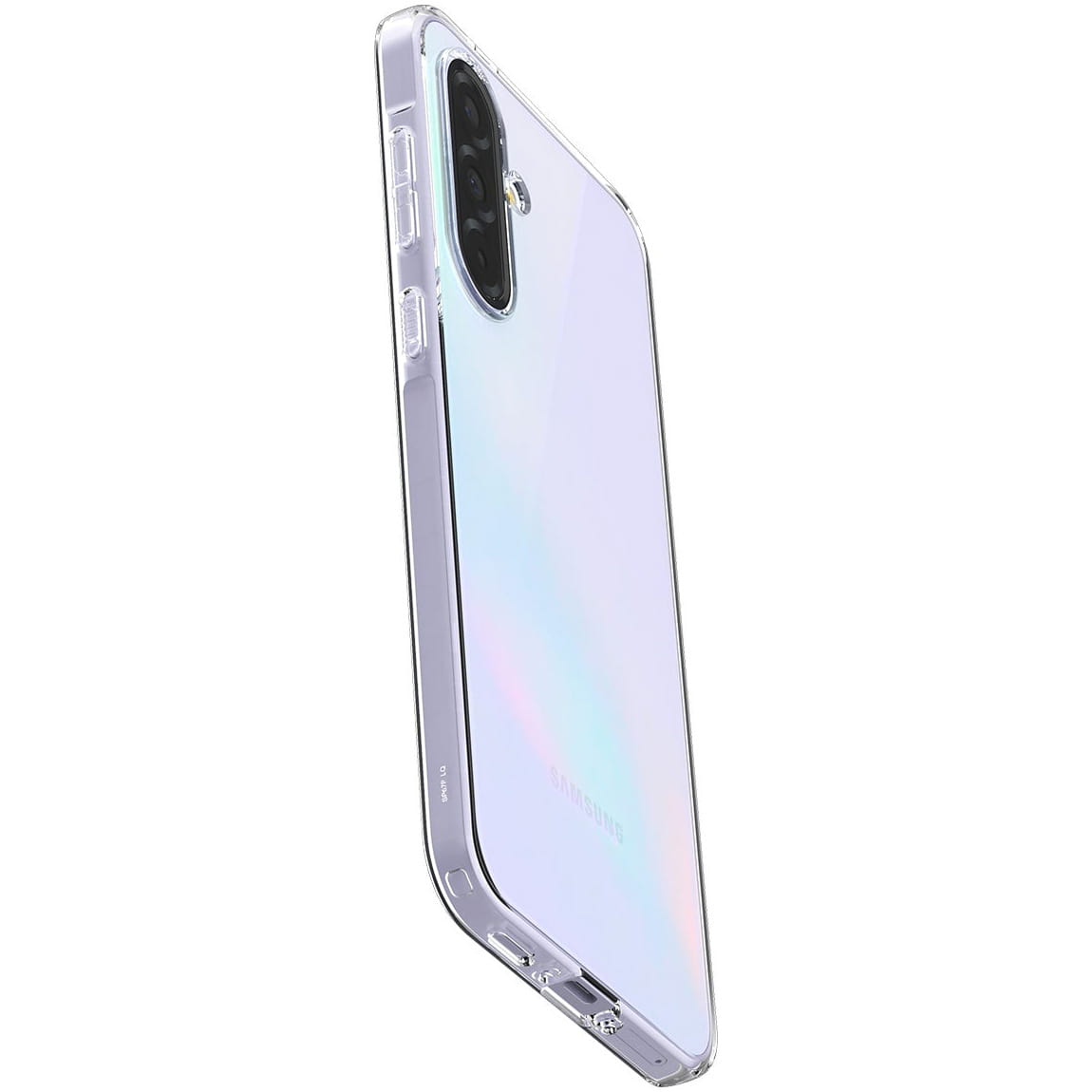 Custodia per Samsung Galaxy A36 A366, Spigen, Liquid Crystal, Trasparente ACS09167