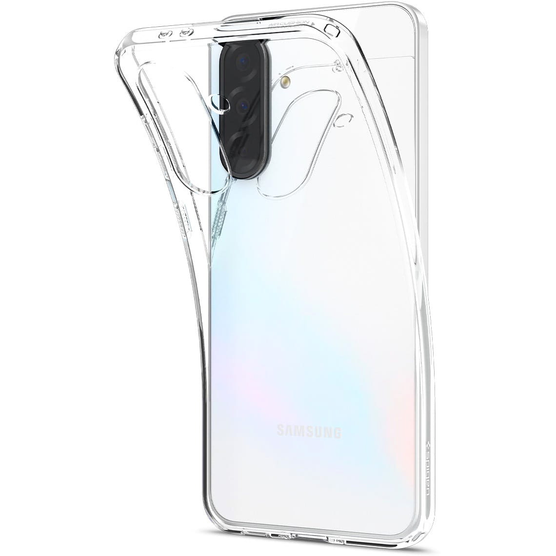 Custodia per Samsung Galaxy A36 A366, Spigen, Liquid Crystal, Trasparente ACS09167