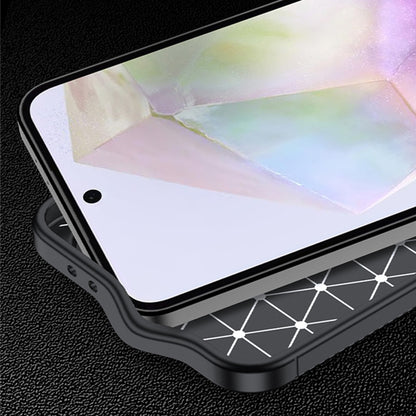 Hülle für Samsung Galaxy A36 A366, Techsuit, CarbonFiber, Schwarz