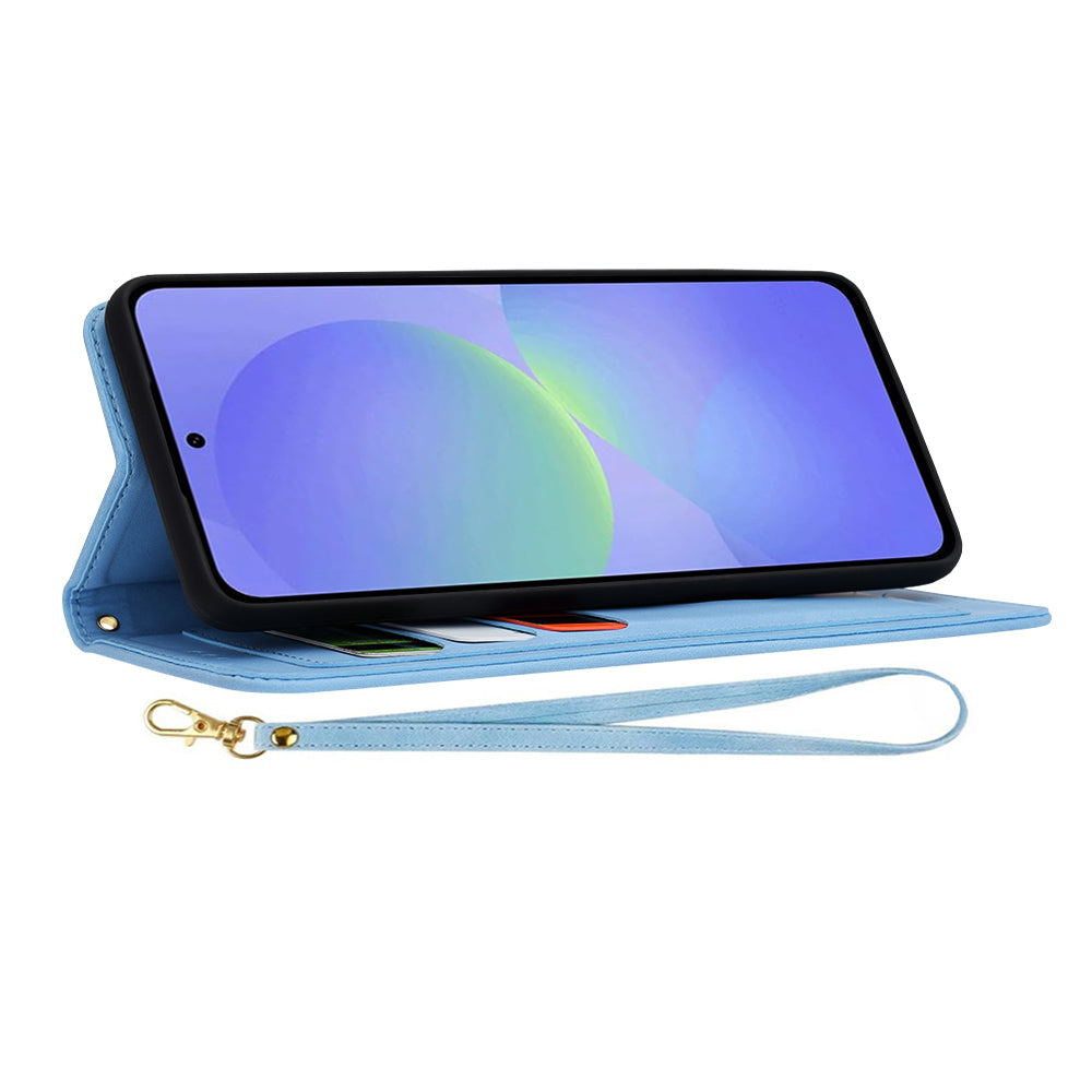 Custodia per Samsung Galaxy A36 A366, Techsuit, FlipCraft, Blu