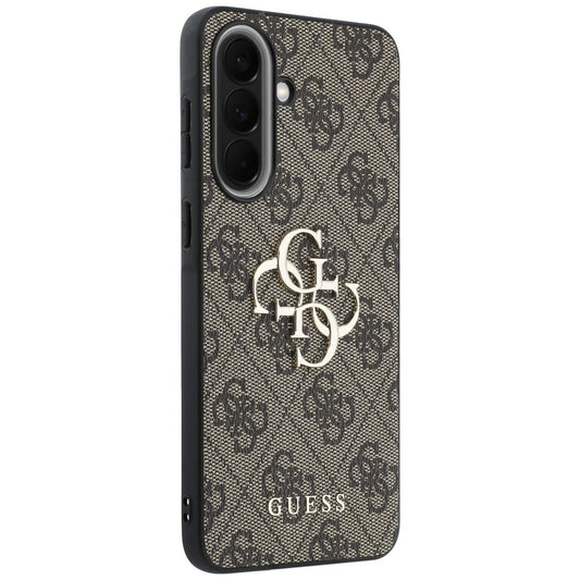 Hülle für Samsung Galaxy A37 5G, Guess, 4G Big Logo, Braun