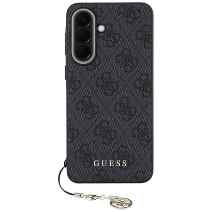 Custodia per Samsung Galaxy A37 5G, Guess, 4G Classic Logo Charm, Nera