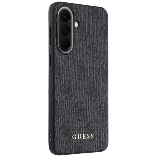 Hülle für Samsung Galaxy A37 5G, Guess, 4G Classic Logo Charm, Schwarz