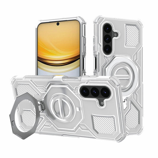 Étui pour Samsung Galaxy A37 5G, Techsuit, Carbon Shield Pro, Blanc