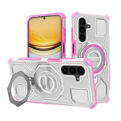 Hülle für Samsung Galaxy A37 5G, Techsuit, Carbon Shield Pro, Rosa.