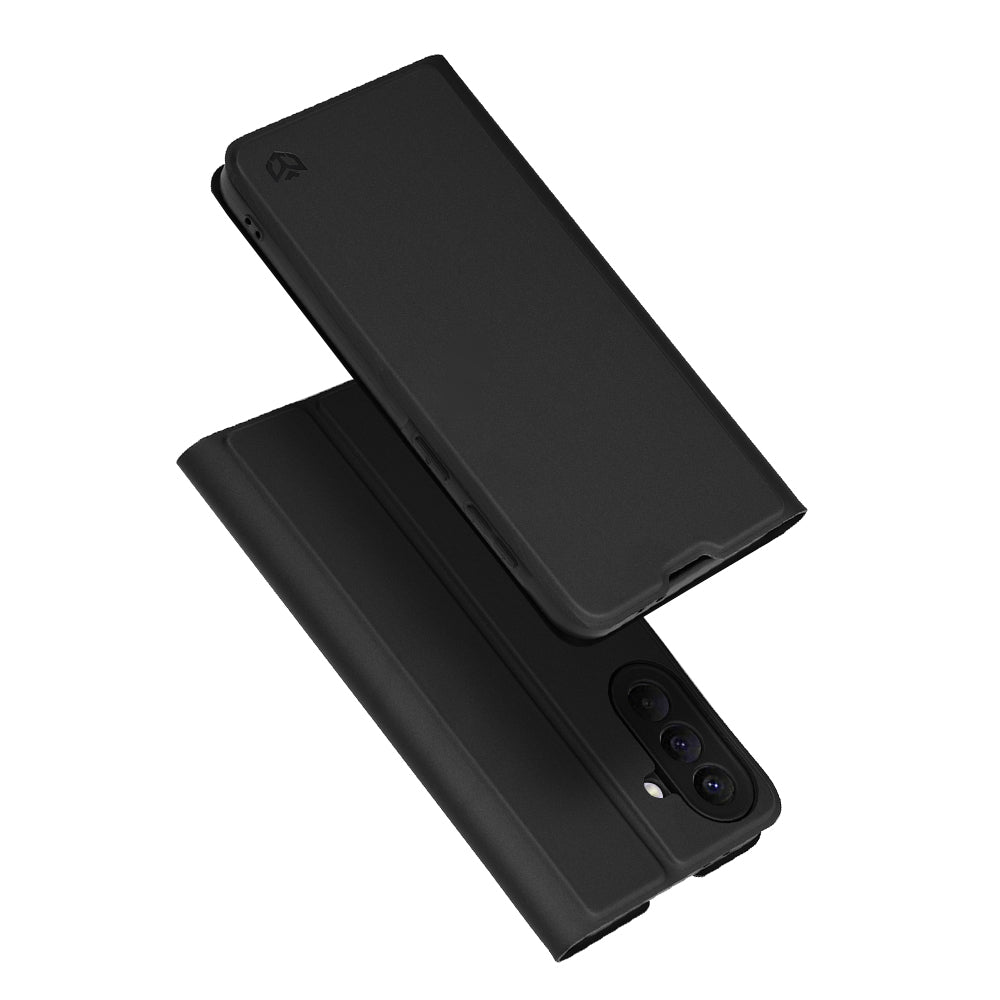 Custodia per Samsung Galaxy A37 5G, Techsuit, Magskin Book, Nera