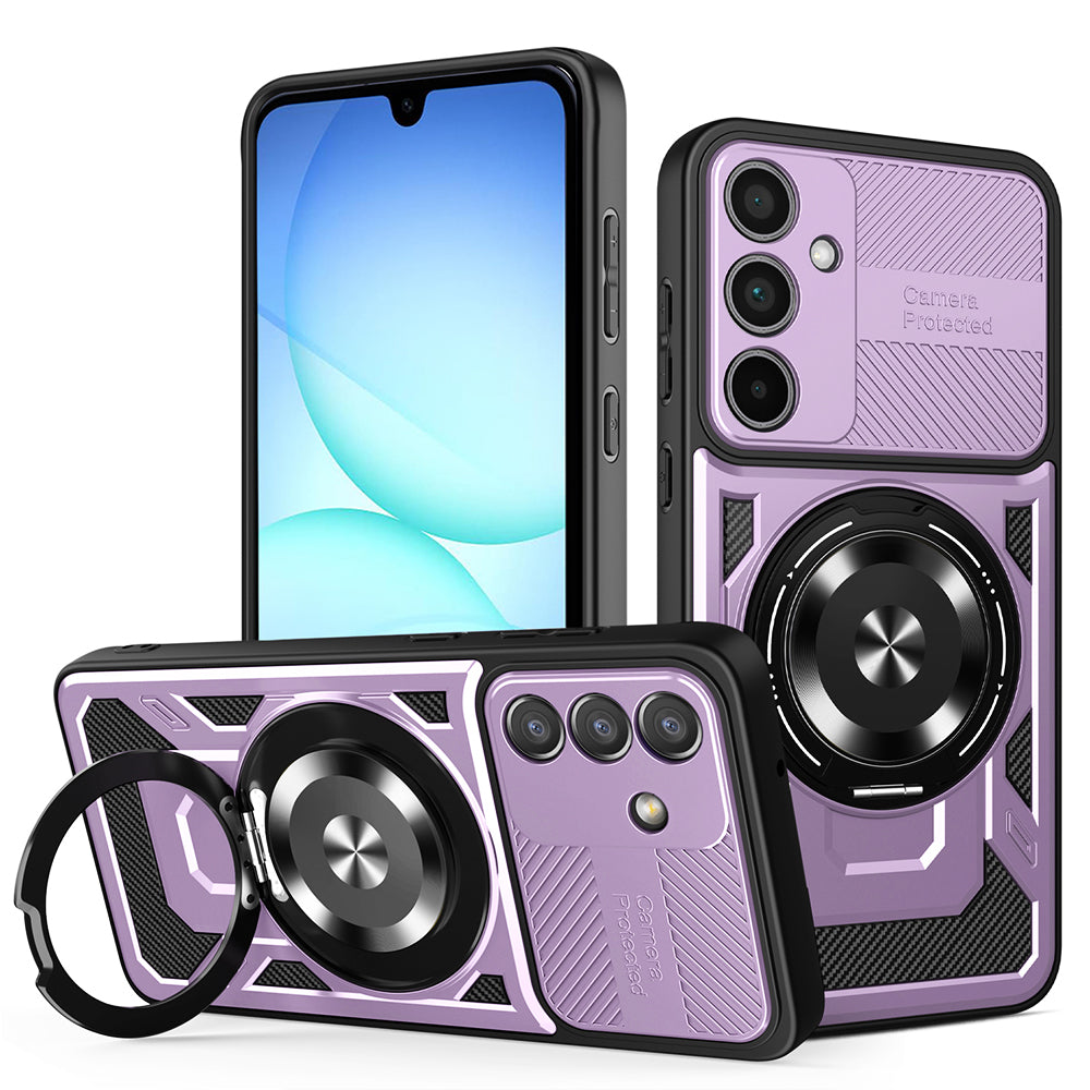 Étui pour Samsung Galaxy A37 5G, Techsuit, RuggedCam, Violet