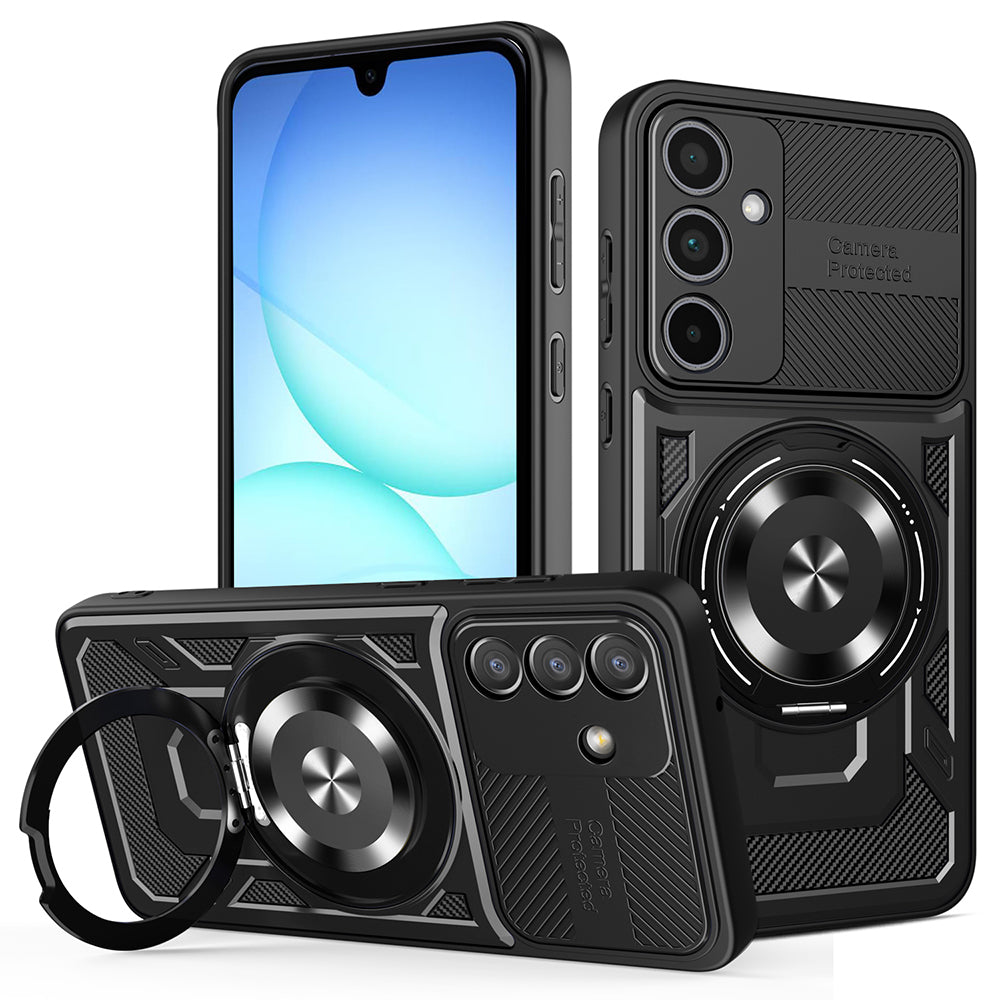 Étui pour Samsung Galaxy A37 5G, Techsuit, RuggedCam, Noir.