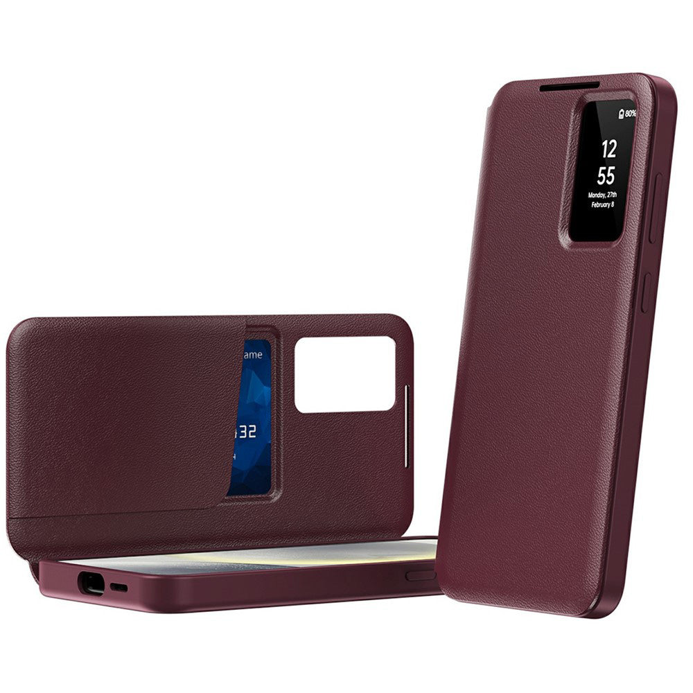 Hülle für Samsung Galaxy A37 5G, Techsuit, SmartView, Rot