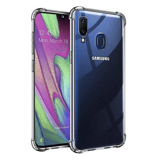 Hülle für Samsung Galaxy A40 A405, Techsuit, stoßfest klar, transparent