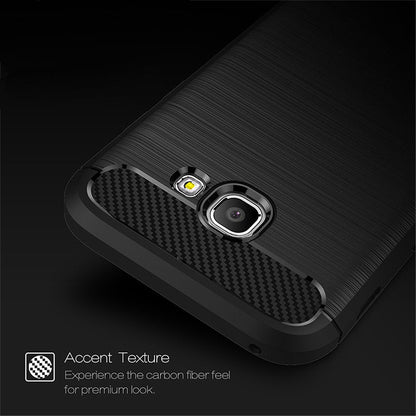 Hülle für Samsung Galaxy A5 (2017) A520, Techsuit, Carbon, Schwarz