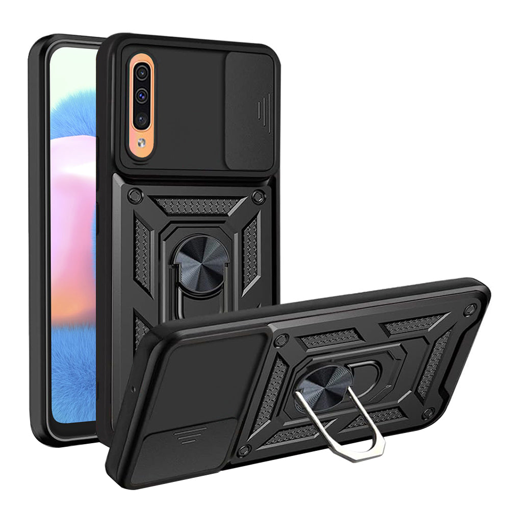 Custodia per Samsung Galaxy A50s A507 / A30s A307 / A50 A505, Techsuit, CamShield, Nera