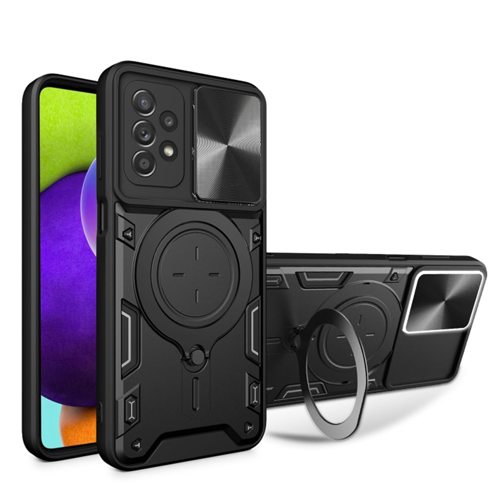 Hülle für Samsung Galaxy A52s 5G A528 / A52 5G A526 / A52 A525, Techsuit, CamGuard Pro, Schwarz