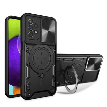 Hülle für Samsung Galaxy A52s 5G A528 / A52 5G A526 / A52 A525, Techsuit, CamGuard Pro, Schwarz