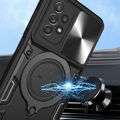 Hülle für Samsung Galaxy A52s 5G A528 / A52 5G A526 / A52 A525, Techsuit, CamGuard Pro, Schwarz