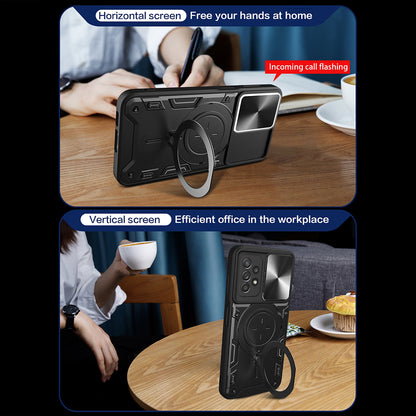 Hülle für Samsung Galaxy A52s 5G A528 / A52 5G A526 / A52 A525, Techsuit, CamGuard Pro, Schwarz
