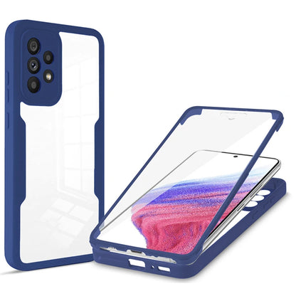 Custodia per Samsung Galaxy A53 5G A536, Techsuit, ColorVerse 360, Blu