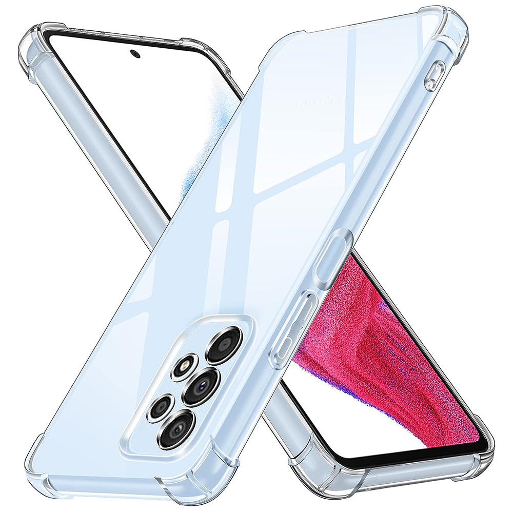 Custodia per Samsung Galaxy A53 5G A536, Techsuit, Shockproof Clear, Trasparente