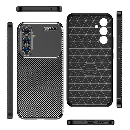 Hülle für Samsung Galaxy A54 A546, Techsuit, CarbonFiber, Schwarz