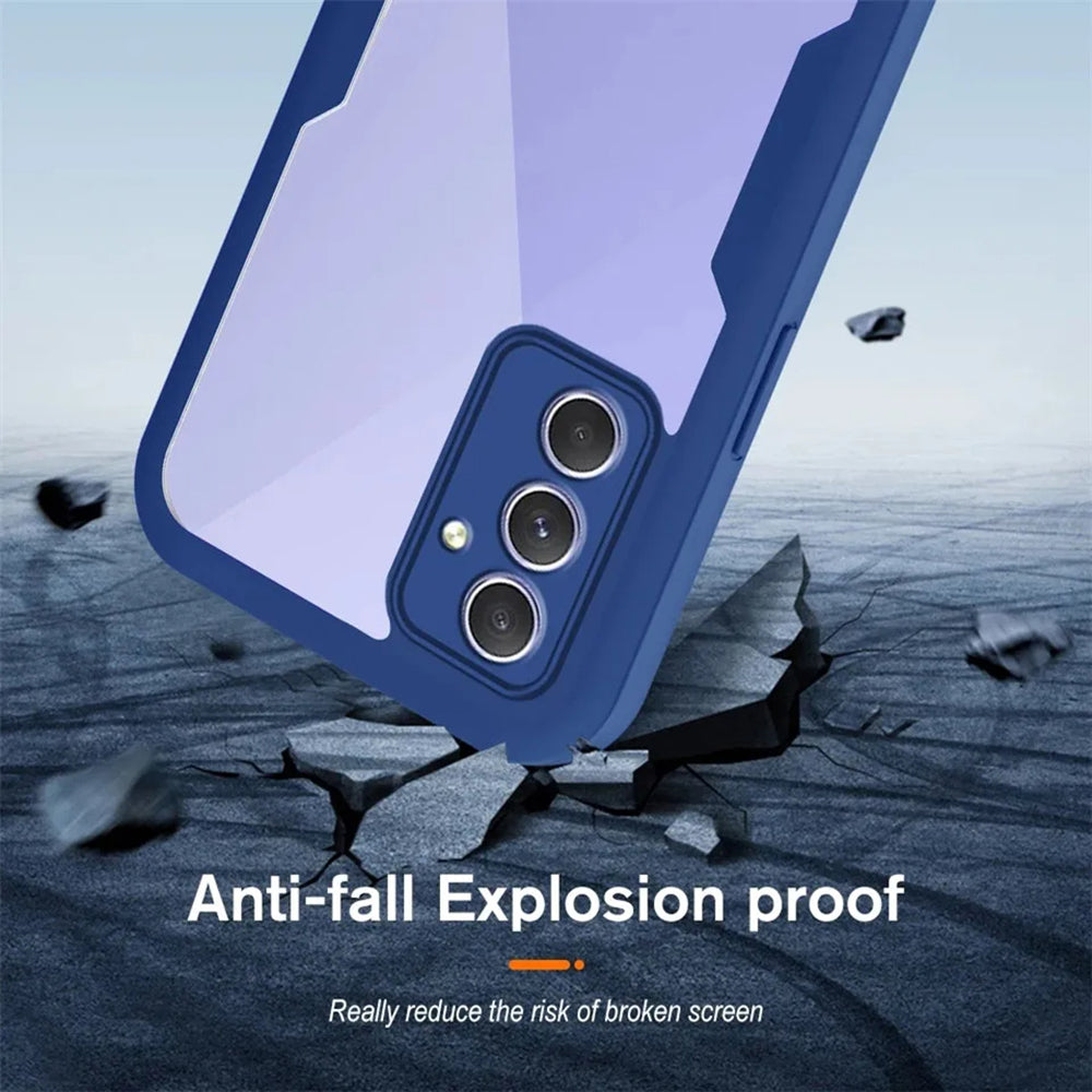 Coque pour Samsung Galaxy A54 A546, Techsuit, ColorVerse 360, Bleue