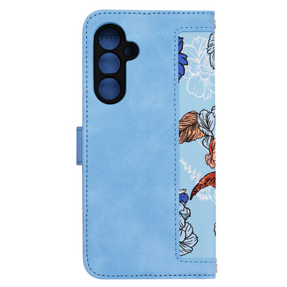 Custodia per Samsung Galaxy A54 A546, Techsuit, FlipCraft, Blu