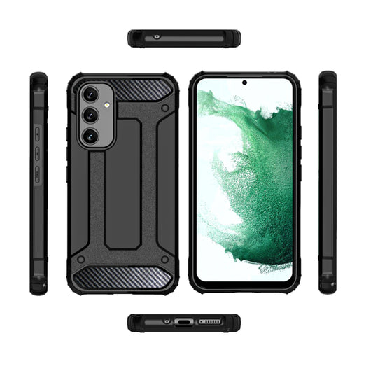Coque pour Samsung Galaxy A54 A546, Techsuit, Hybrid Armor, Noire