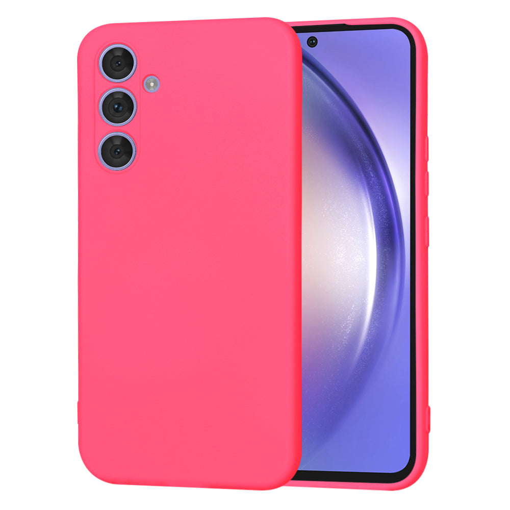 Custodia per Samsung Galaxy A54 A546, Techsuit, SoftFlex, Rosa Scuro